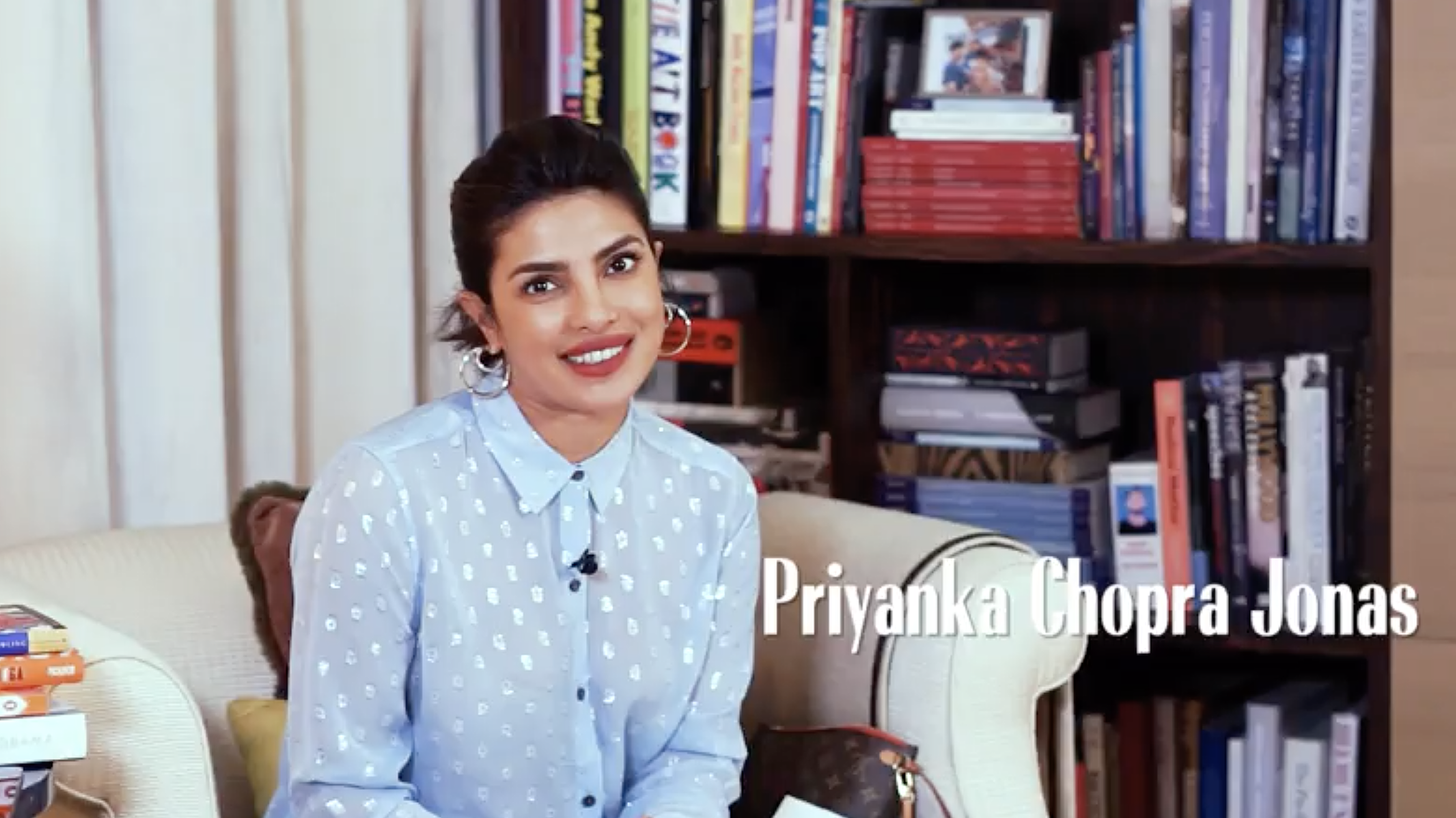 Priyanka Chopra Jonas Reveals Her Favorite Books in MC's 'Shelf Portrait'  Series | Marie Claire