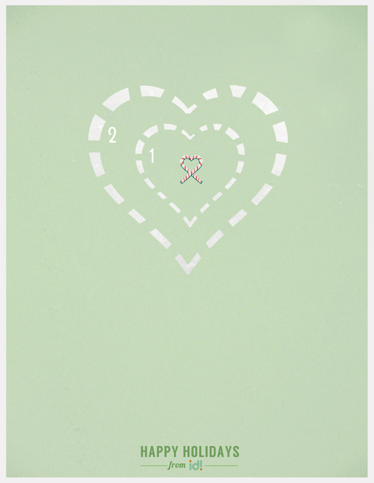 Minimalist Christmas posters: The Grinch