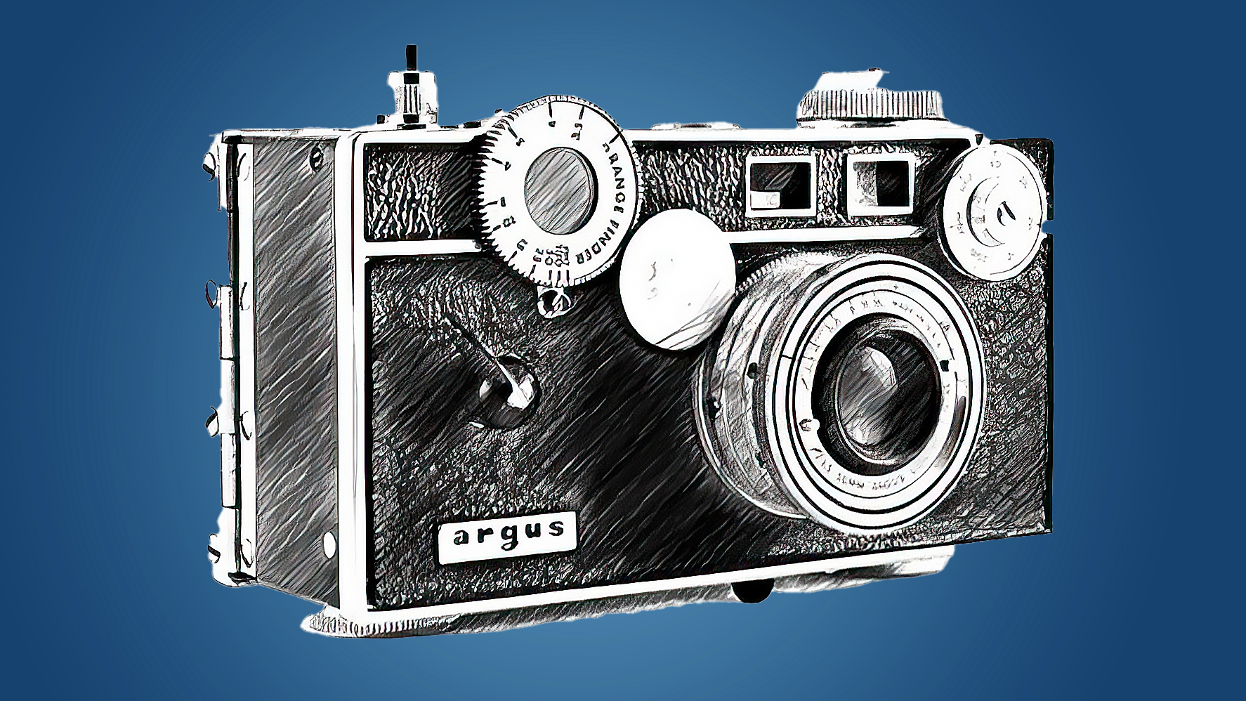 Line drawing of Argus C3