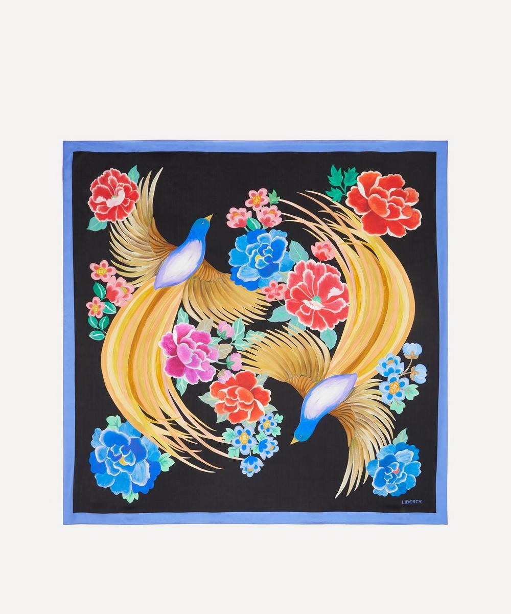 Paradise Shawl Silk Scarf 140