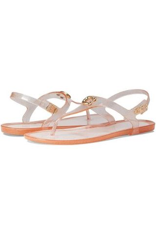 clear jelly sandals