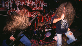 Cannibal Corpse onstage in 1994