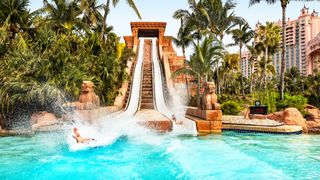 Take a 'Leap of Faith' from the top of the Mayan Temple at Aquaventure