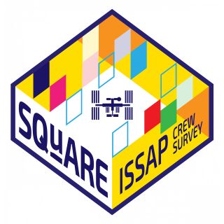 The SQuARE mission patch was designed by @cheatlines for the International Space Station Archaeological Project.