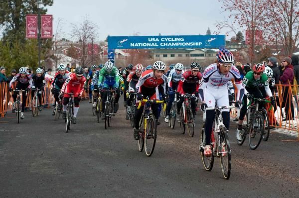 Junior cyclo-crossers - shown at US Nationals - can eat a lot of food!