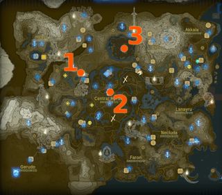 Zelda Tears of the Kingdom hestu locations