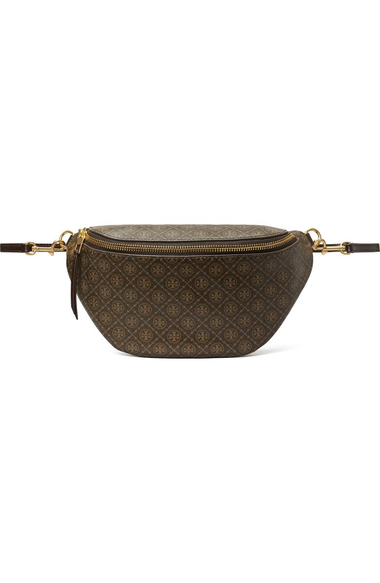 T Monogram Coated Canvas Belt Bag