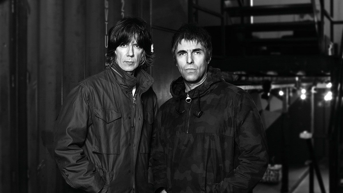 John Squire and Liam Gallagher