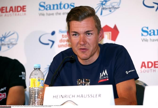 Australian road champion Heinrich Haussler (IAM Cycling)