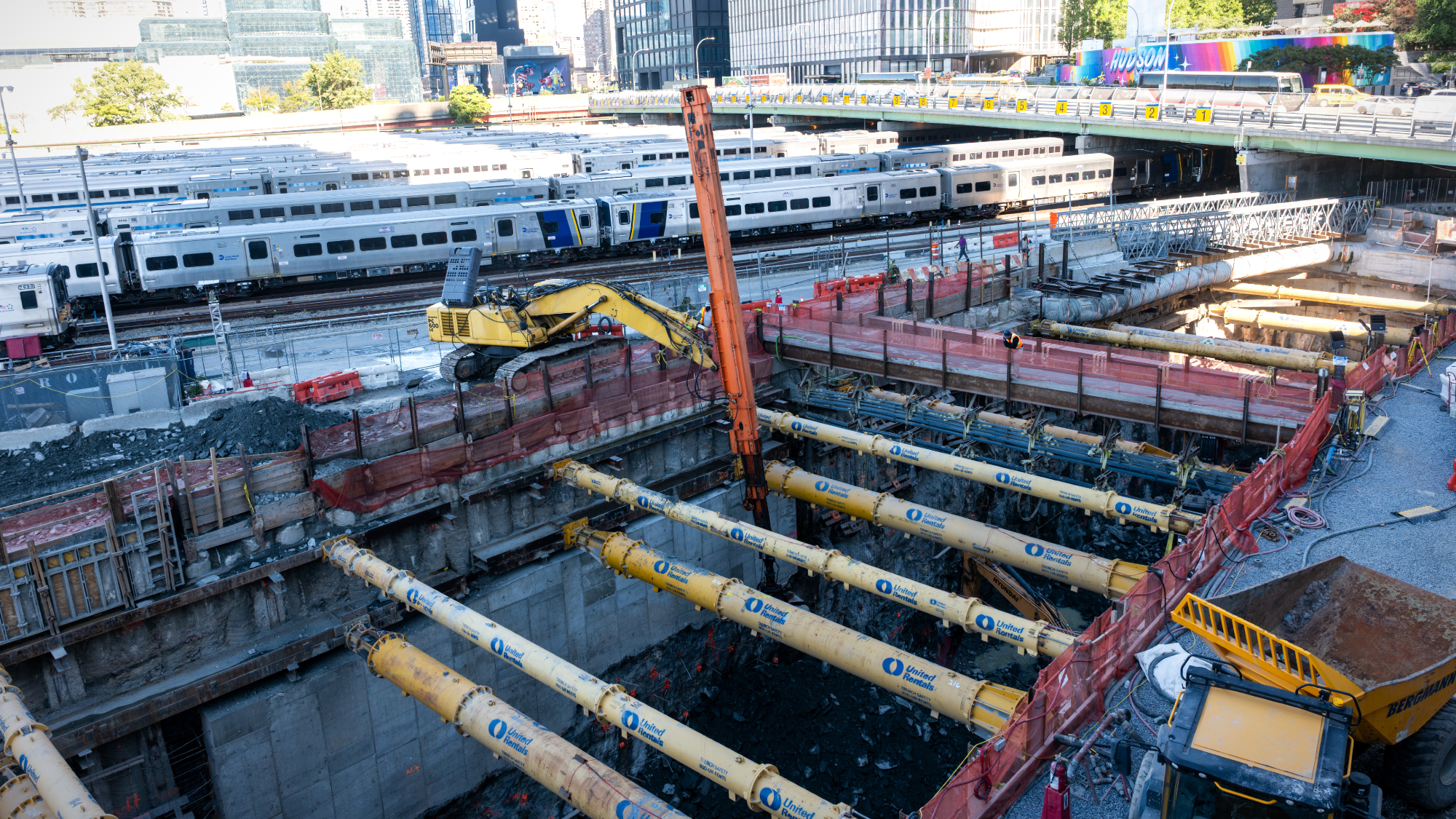 Hudson Gateway Tunnel construction site in New York City