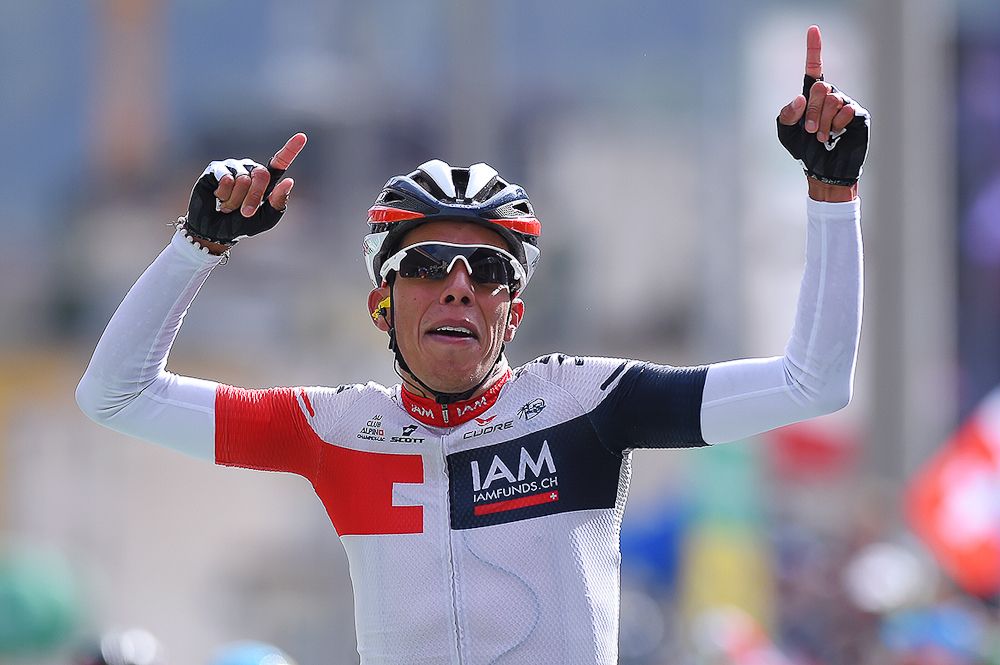 Jarlinson Pantano (IAM Cycling) wins the final stage at Tour de Suisse