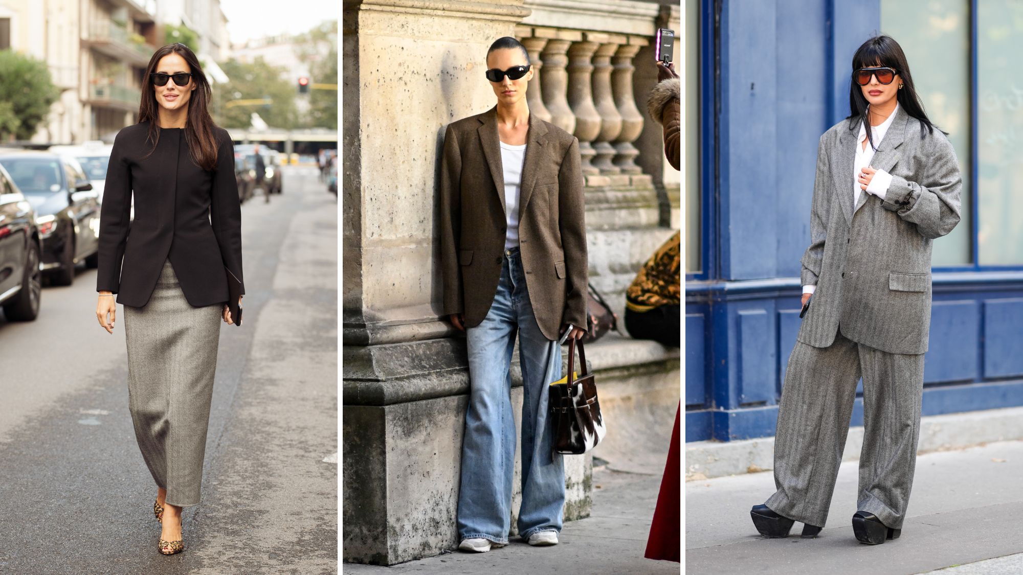 3 street style stars wearing the best brands for tailoring