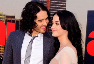 Russell Brand and Katy Perry on the red carpet