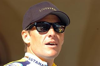 Lance Armstrong was the center of attention