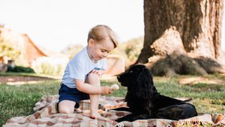 Prince George and Lupo