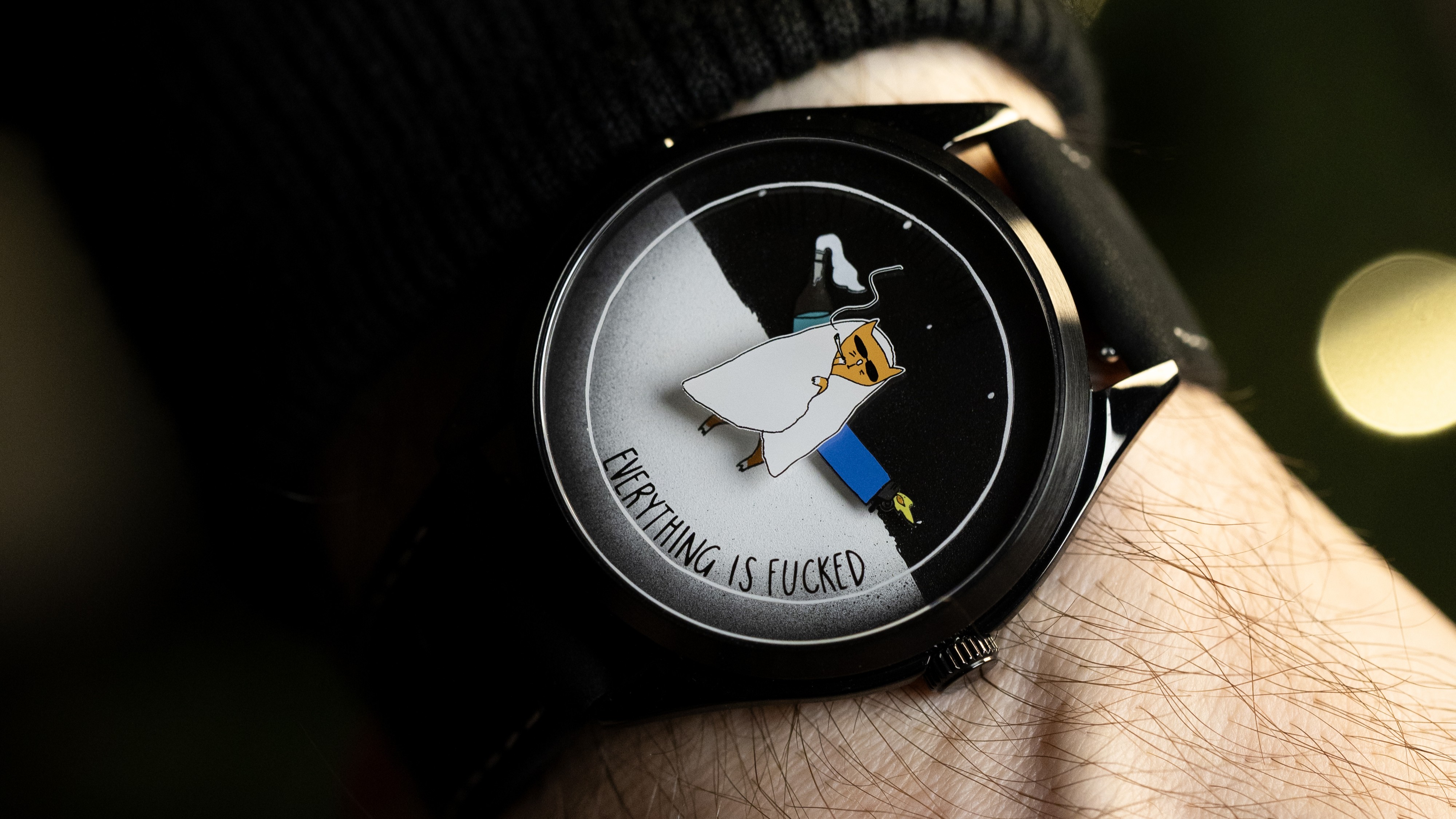 Mr Jones Watches Feline Fine