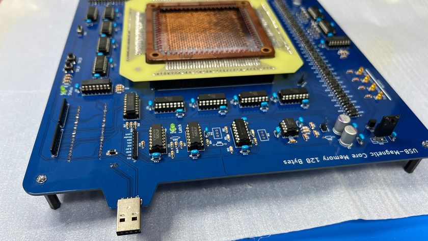 Big, old tech, 128byte USB flash drive uses magnetic core memory technology