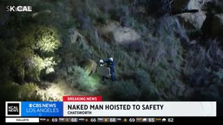 Naked hiker rescued in Chatsworth, Los Angeles
