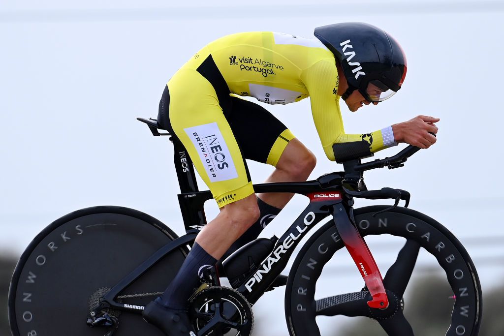 Tom Pidcock on the final stage of the Volta ao Algarve