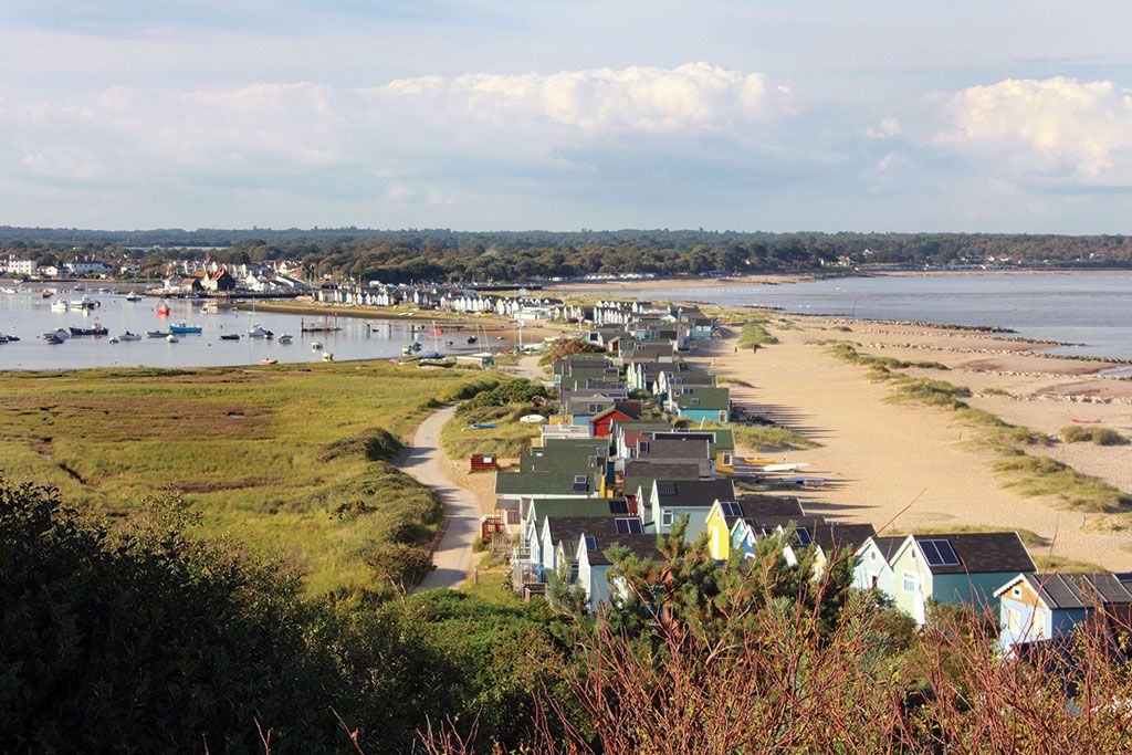 Mudeford Sandspit, Hengistbury Head, Dorset.