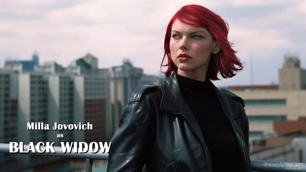 AI-generated scenes from the Avengers with 90s actors