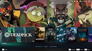Valve's new Big Art Mode in the Steam client in Big Picture Mode.