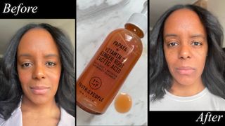 Nykia Spradley using Youth to the People Superfruit Cleanser