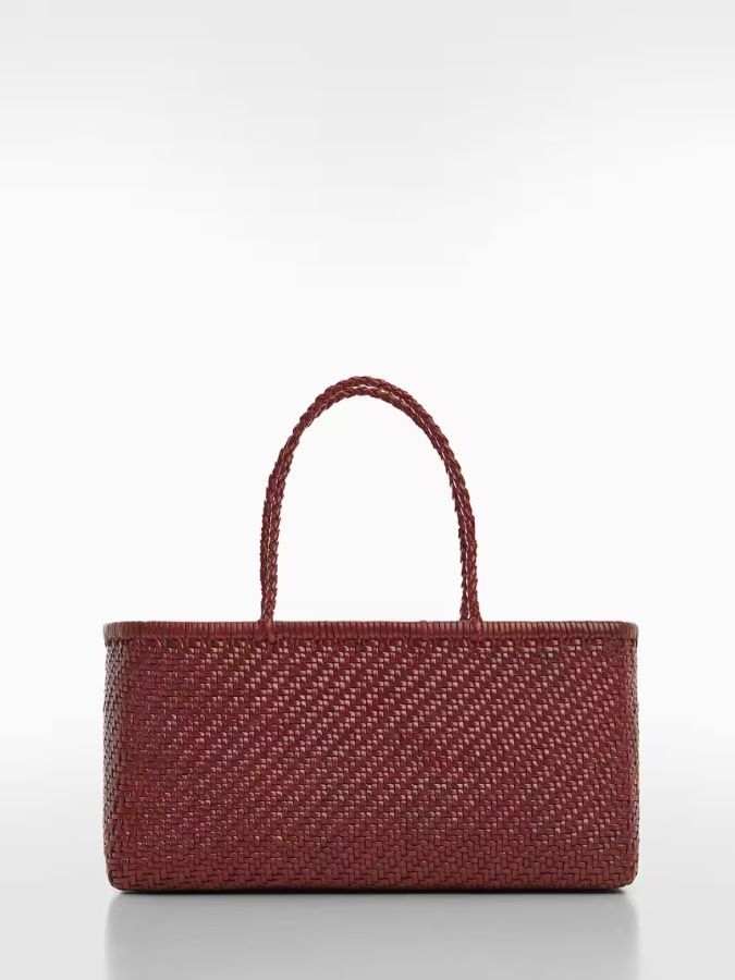 mango, Leather Shopper Bag - Women