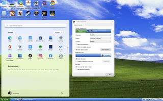 Windows RetroBar in XP Royale Taskbar
