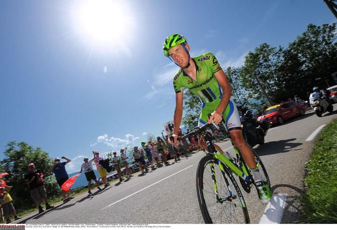 Alessandro De Marchi (Cannondale) proved himself a strong climber.
