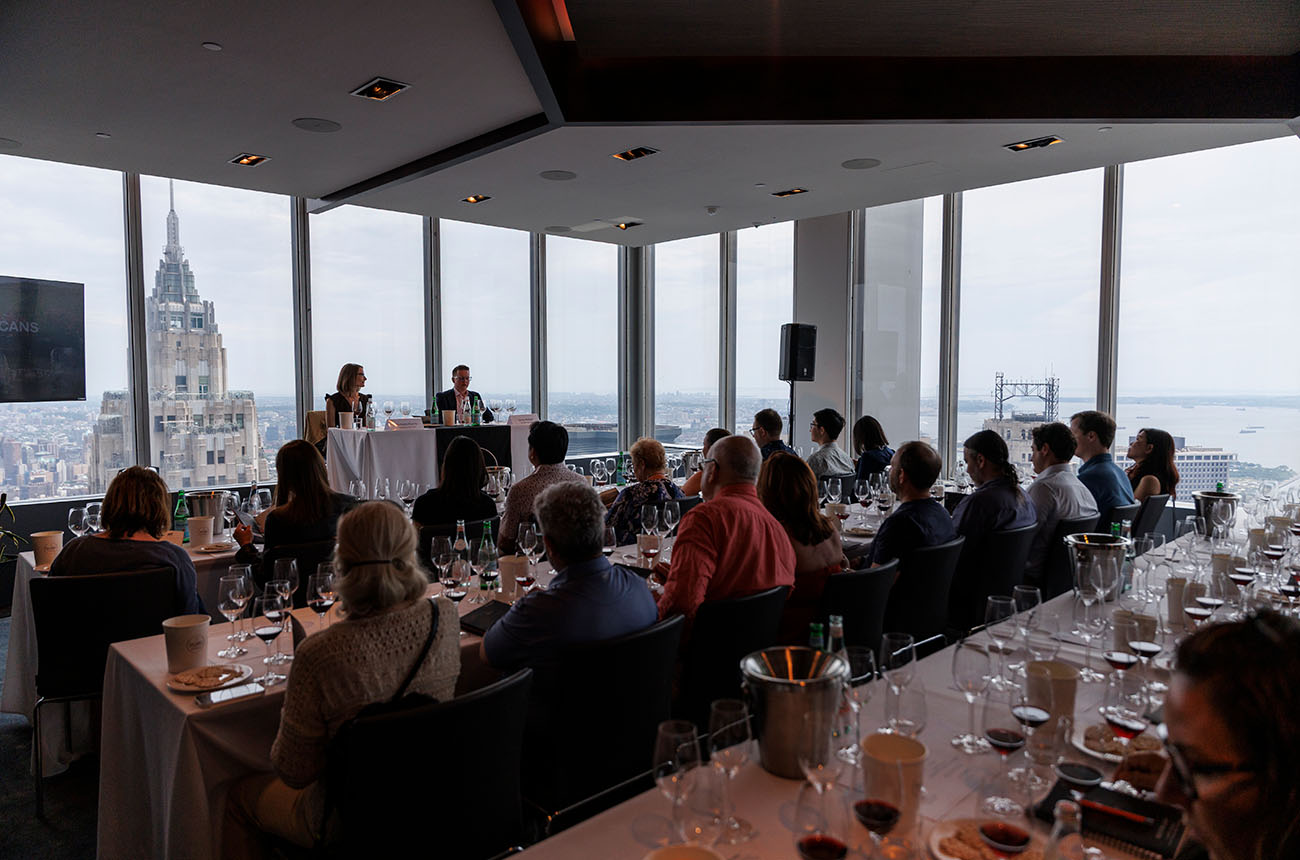 Super Tuscans masterclass with a view in Manhattan