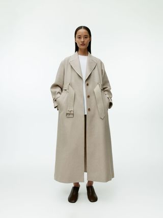 Belted Twill Coat