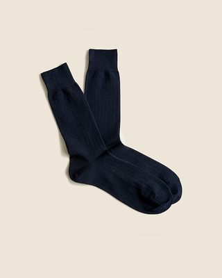 Ribbed Dress Socks