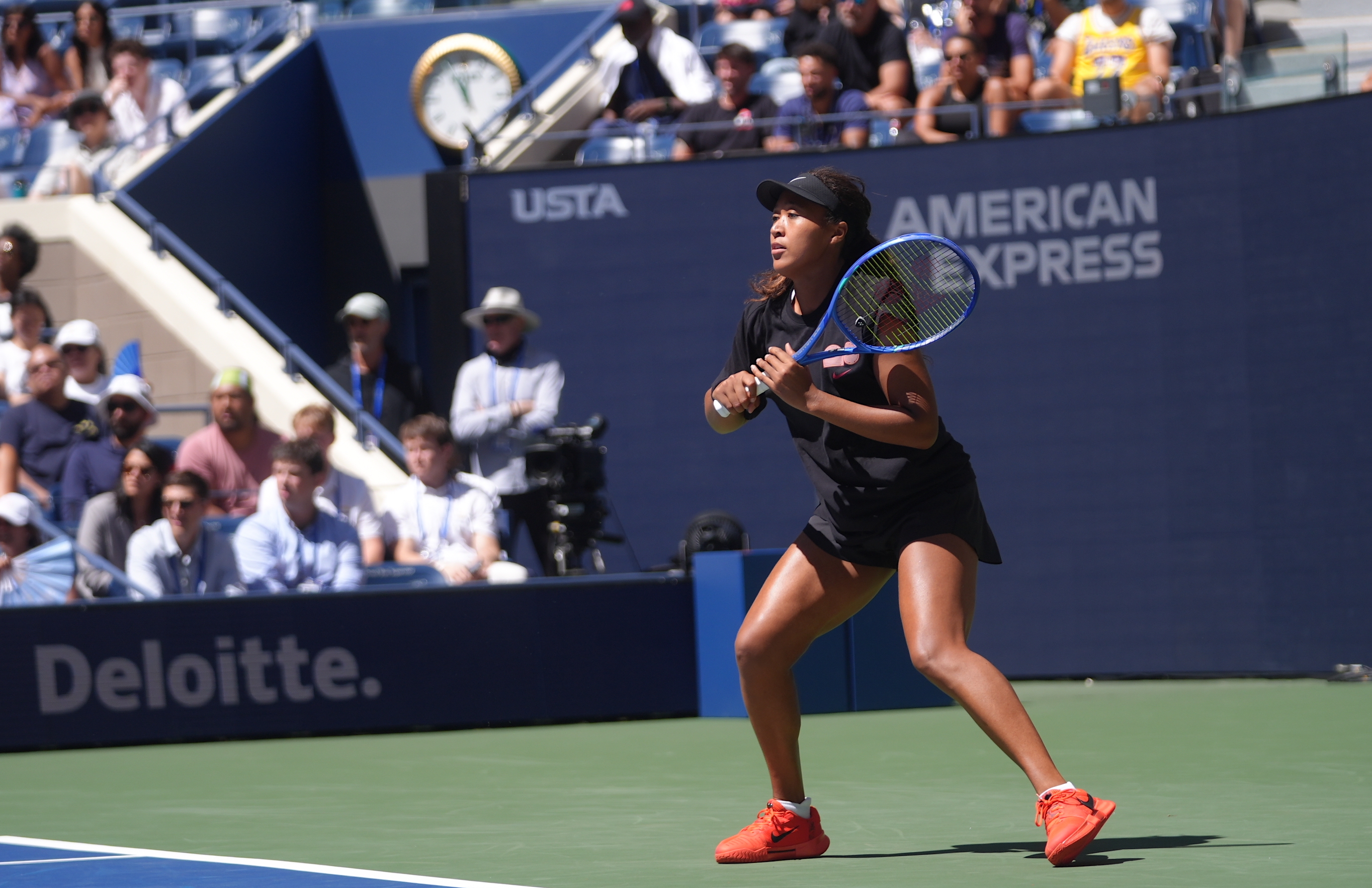 Naomi Osaka at the 2025 US Open wearing Nike Sneakers