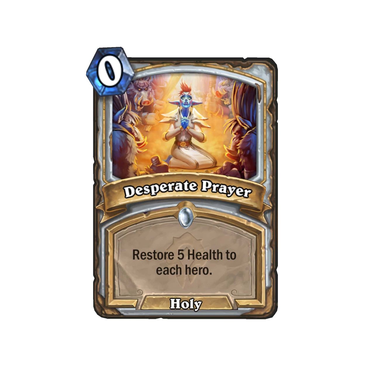 A card from Hearthstone's Forged in the Barrens set