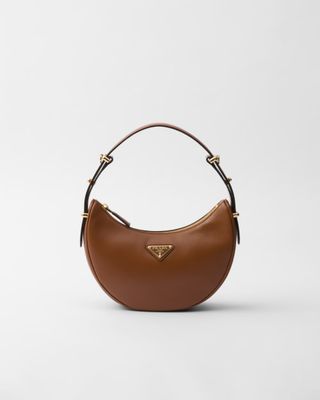 Prada, Arqué Leather Shoulder Bag