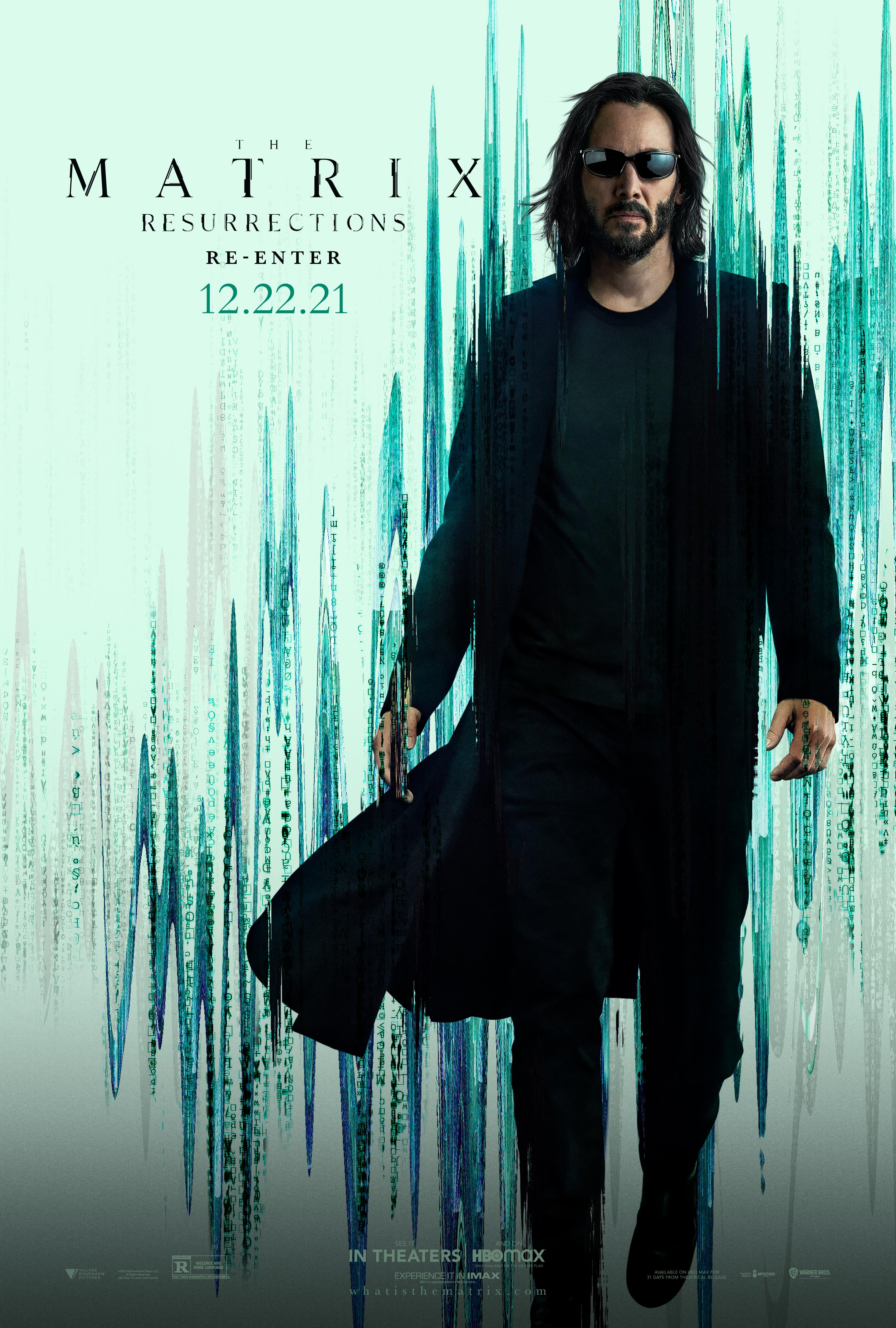 Keanu Reeves en The Matrix Resurrections