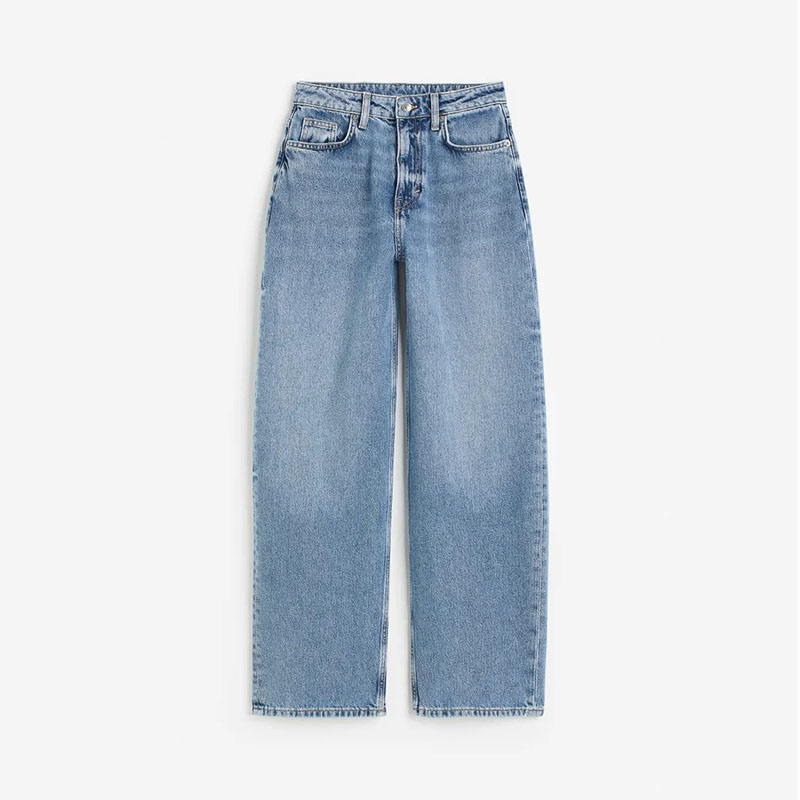 H&M loose blue jeans