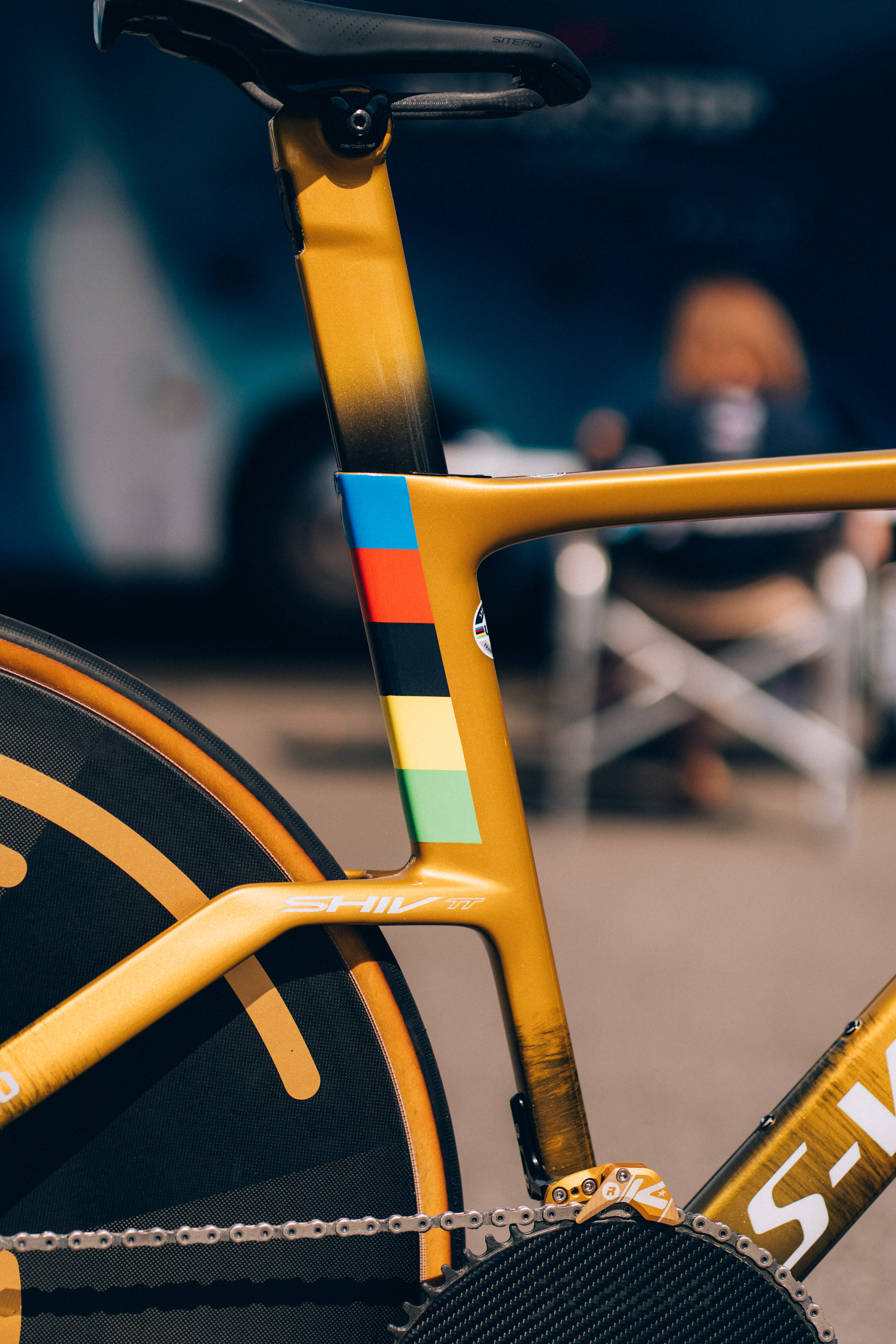 Remco Evenepoel's time trial bike