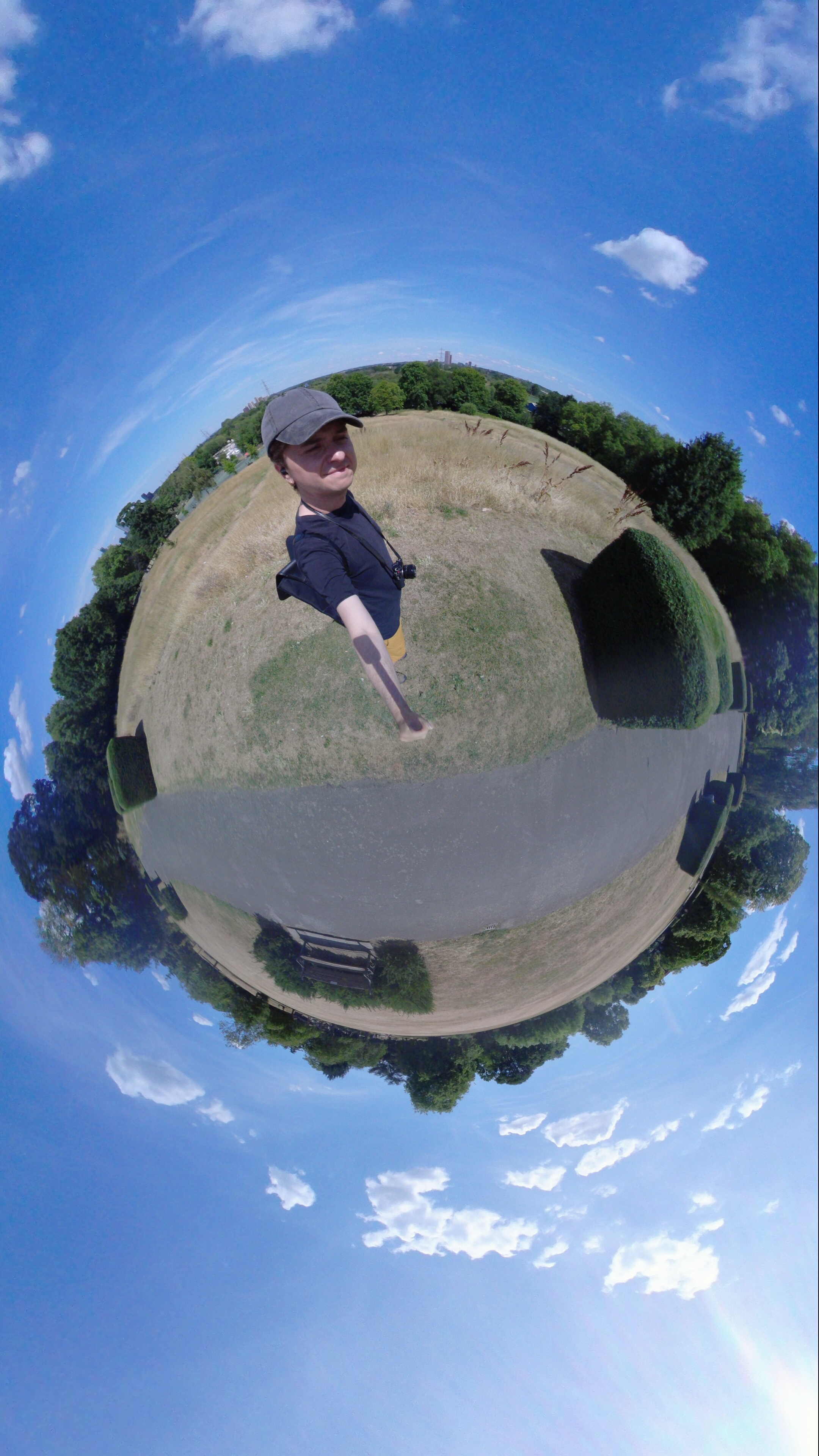 A sample image taken with the Akaso 360 action camera, edited and exported using the Akaso 360 Android app