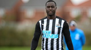 NEWCASTLE UPON TYNE, ENGLAND - AUGUST 29: Henri Saivet of Newcastle United during the Pre Season Friendly match between Newcastle United and Barnsley FC at Newcastle United Training Centre on August 29, 2020 in Newcastle upon Tyne, England. (Photo by Serena Taylor/Newcastle United via Getty Images)