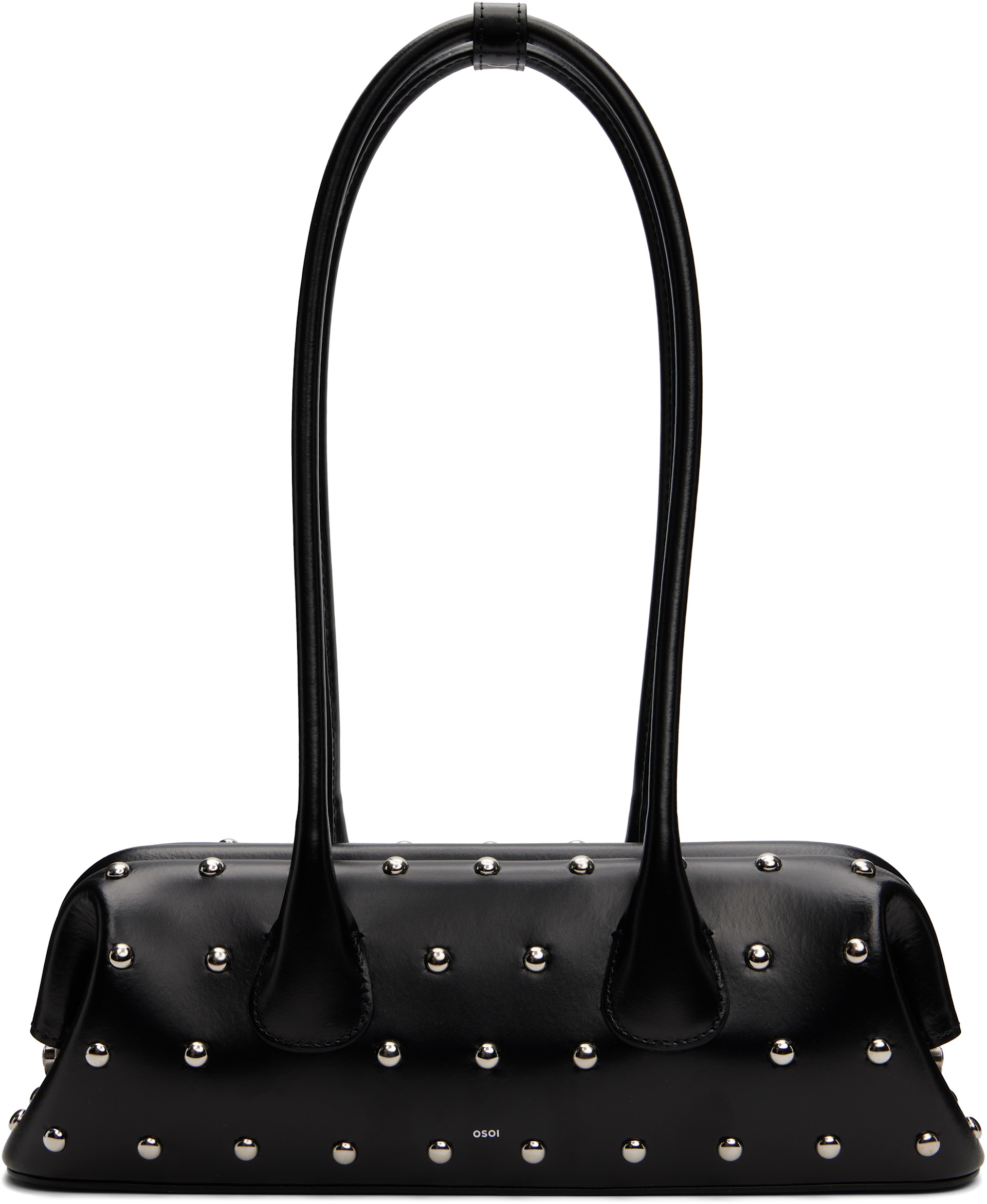 Black Boat Wide Mini Bag