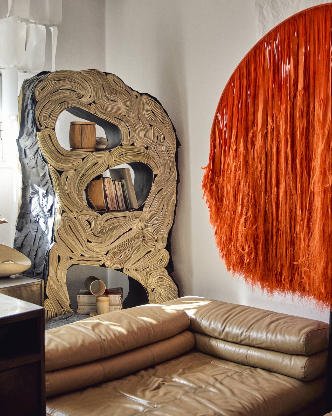 paper furniture and artworks