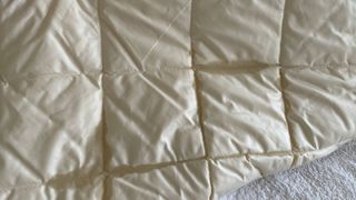 Underside of the Woolroom Deluxe Washable Mattress Protector