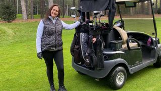 Double lung transplant golfer Ana Browne