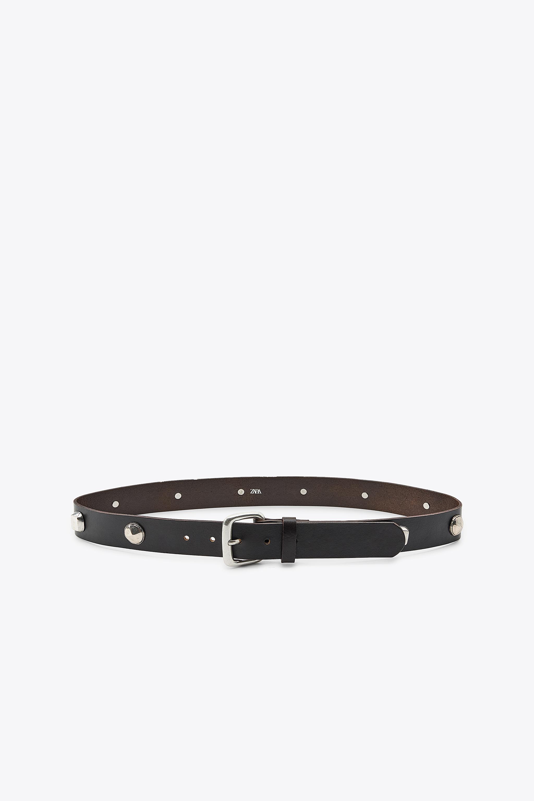 Studded Leather Belt