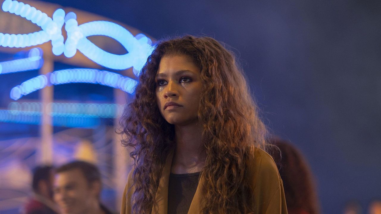 Zendaya as Euphoria&#039;s Rue in 2019