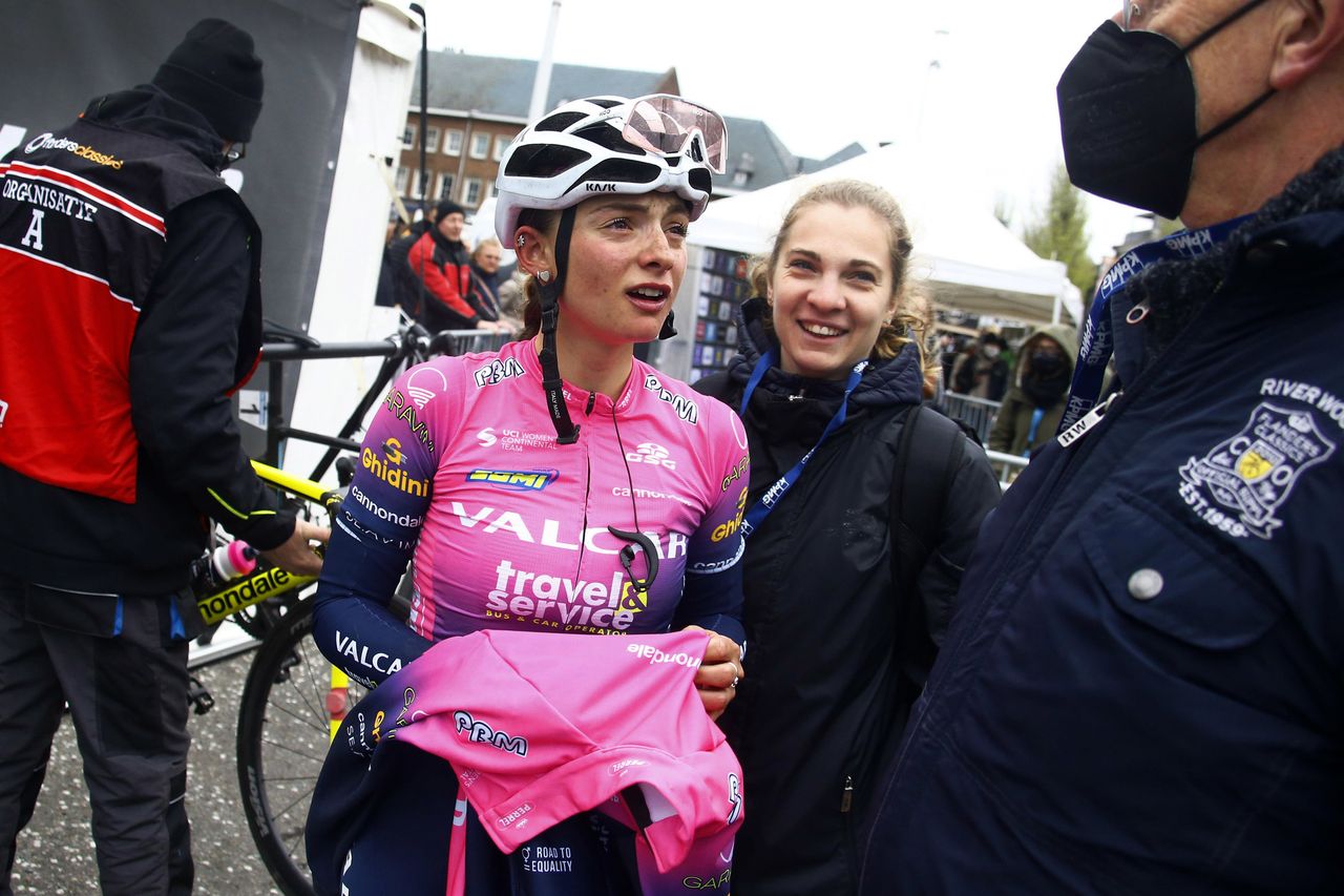 Scheldeprijs Women 2022 - 2nd Edition - Schoten - Schoten 138,1 km - 06/04/2022 - Chiara Consonni (ITA - Valcar - Travel &amp; Service) - photo Anton Vos/CV/SprintCyclingAgency&Acirc;&copy;2022
