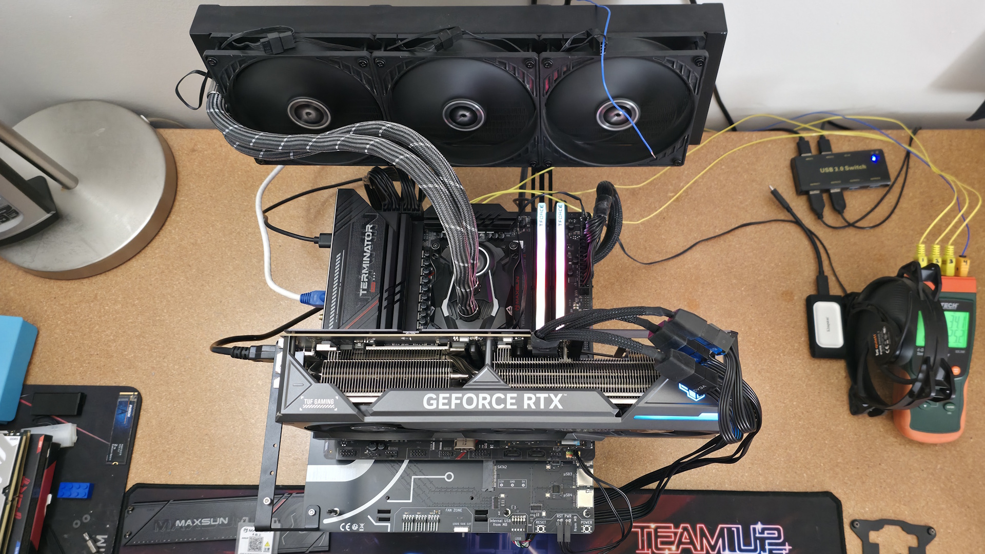 Maxsun Terminator B850M Pro II - test bed