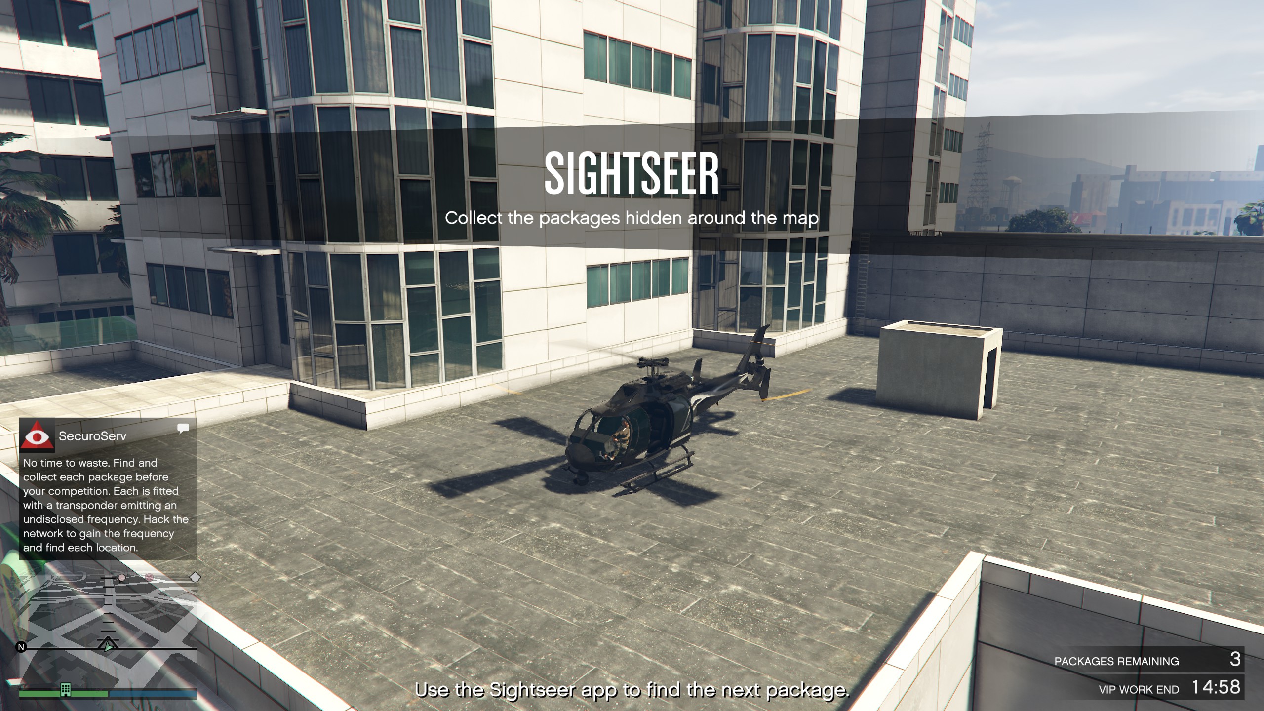 GTA Online VIP work - Sightseer